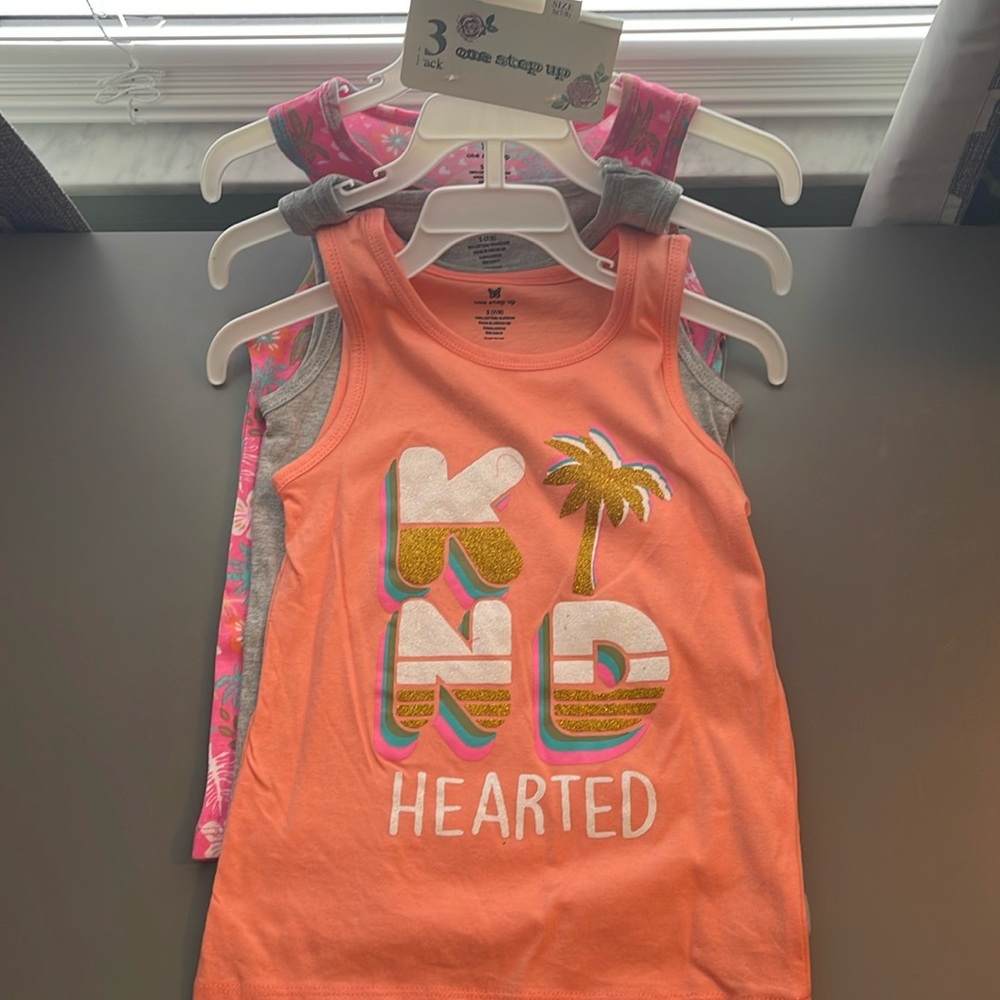 Brand new with tags toddler girls tank tops